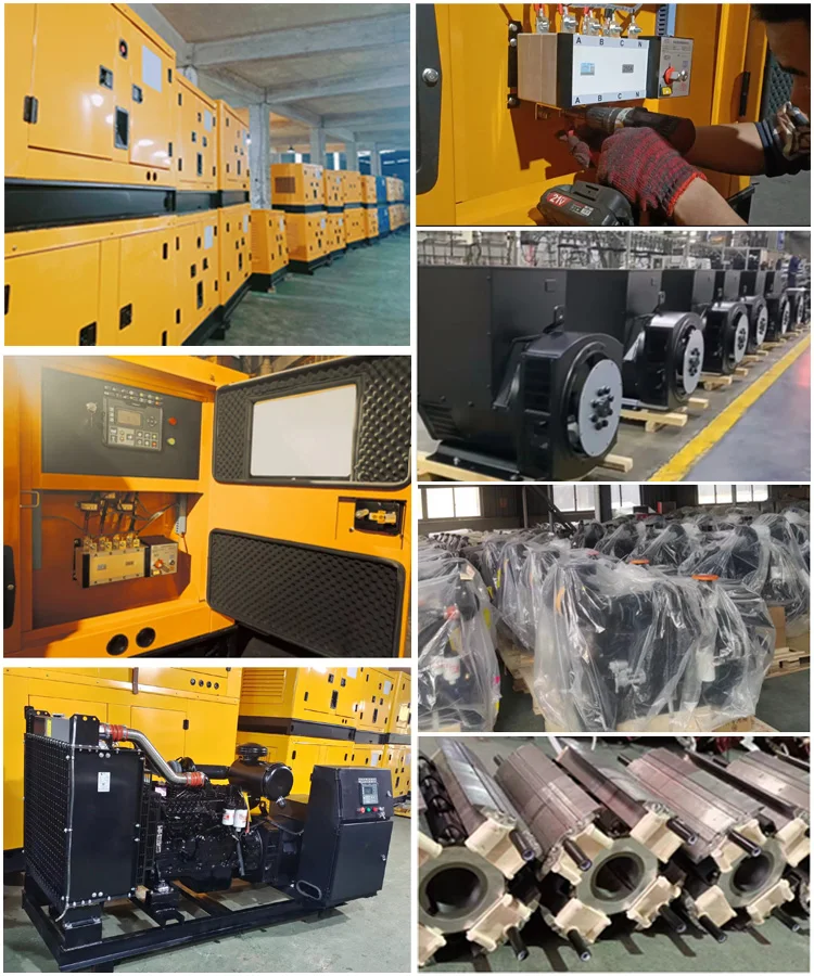 Home Use heavy duty generators Fuel Generator 30kva 70 kva diesel generator Water Cooled Soundproof Diesel Genset for Sale