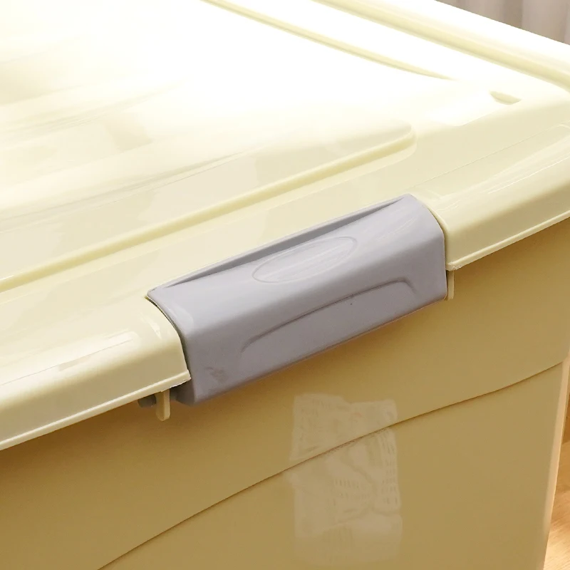 Source Factory Multifunctional Durable Plastic Storage Boxes With Lids and Handles Pp Containers Bin for Bedroom