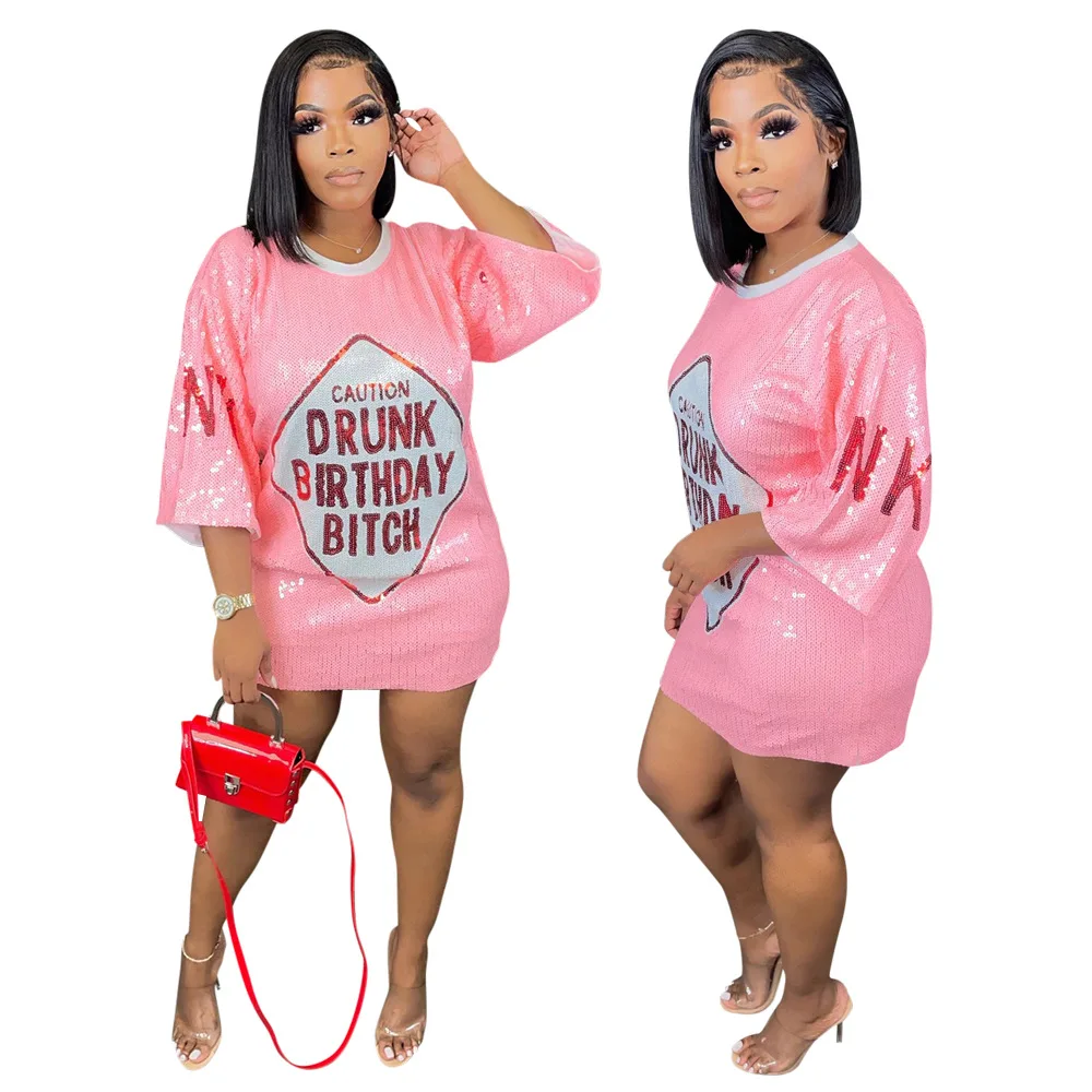 Best Selling Products Round Neck Half Sleeve Loose Beaded Print Party Dress With Sequins Nightclubs Evening Dresses. Best Selling Products Round Neck Half Sleeve Loose Beaded Print Party Dress With Sequins Nightclubs Evening Dresses.