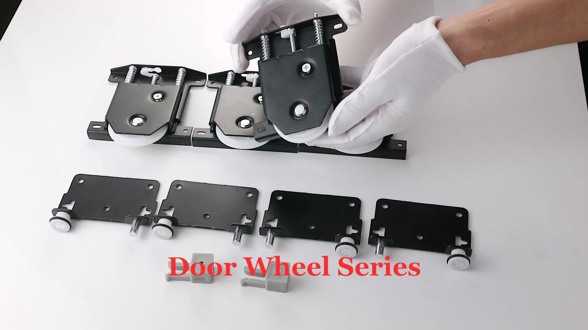 Aluminium Sliding Door Rail And Wheels Wardrobe Hardware Sliding Door