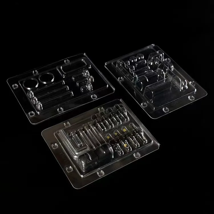 PVC Nail and Screw Clamshell Double Blister Packaging