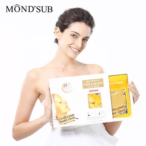 MOND'SUB Face Care Anti Aging Moisturizing 24k Gold Collagen Facial Mask
