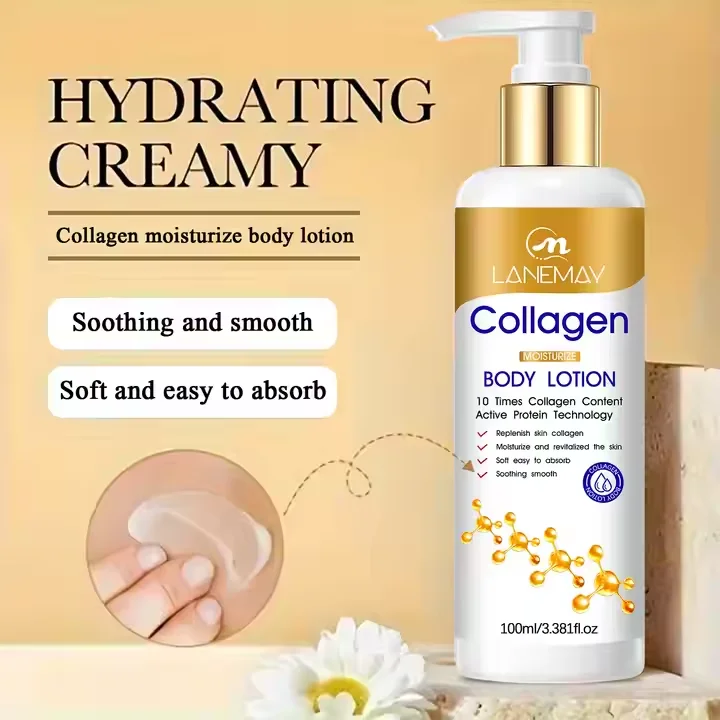 Private Label Hydrolyzed Pure Collagen Active Protein Manufacturer's Beauty Cream for Face Skin Care Main Milk Lotion Format