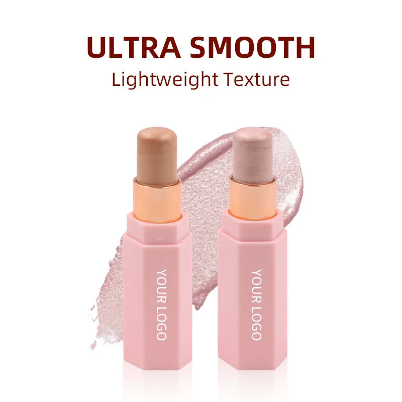 Easy to Carry Highlighter Makeup Face Multi-Use Glow Shiny Bright Smooth Lightweight Highlighter Stick factory