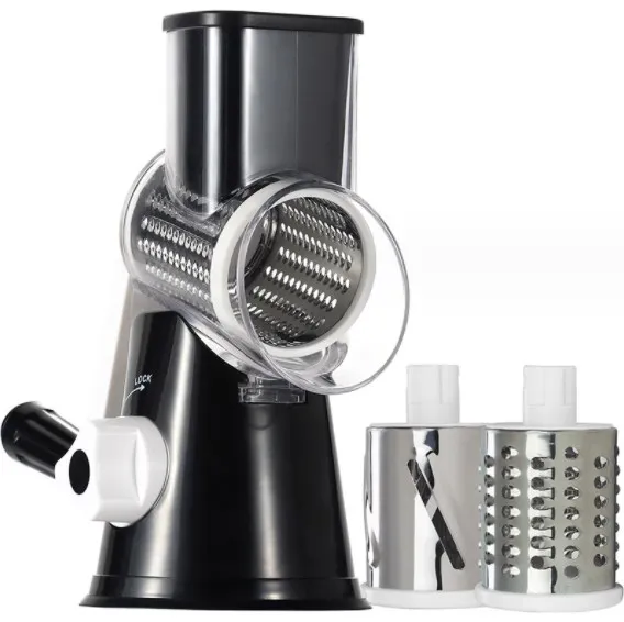 New Kitchen Multifunction Manual Mandoline Slicer Vegetable Chopper Nut Shredder Rotary Cheese Grater