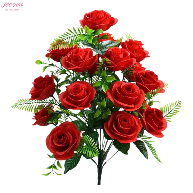 2024 New Design Mother's Day Luxury Preserved Roses Artificial Flower Home Wedding Party Event DIY Vase Decoration Rose Bouquet