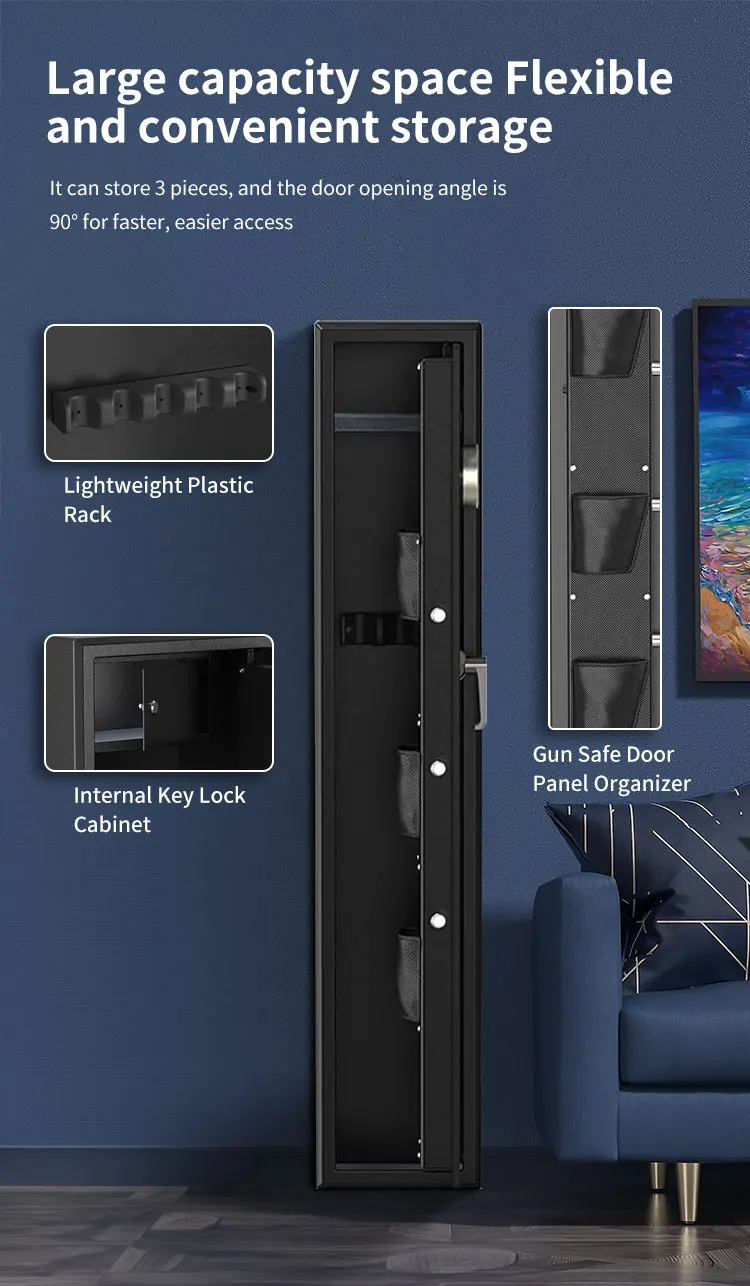 CEQSAFE American Fingerprint Safe Home Value Storage Box Digital Biometric Safe Box manufacture