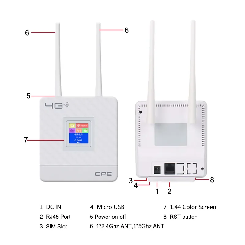 4G Wireless Router CPF903 - Portable Hotspot Modem