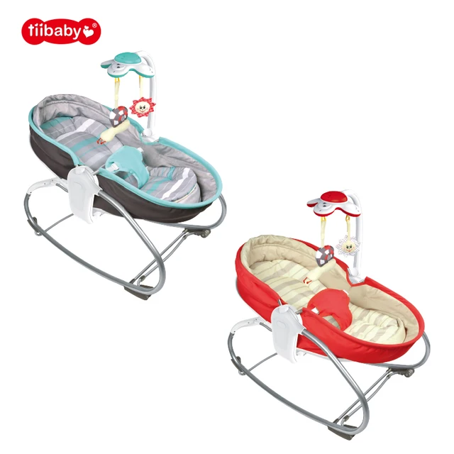 3 In 1 Baby Cribs Cradle Sleeping Bed Electric Baby Swing Chair Rocking Chair Comfortable Rocker Kids Plastic Rocking Bouncer