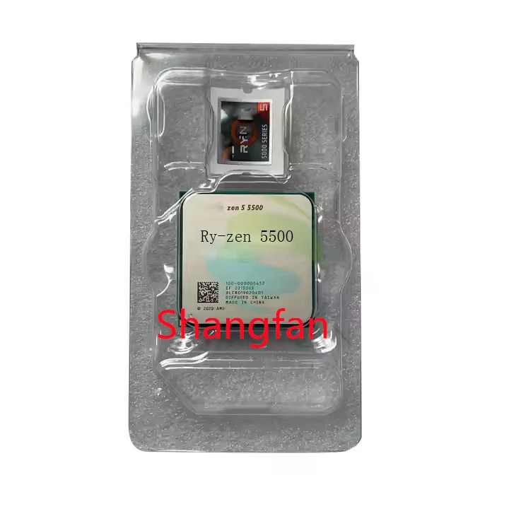 AMD R5 5500 3.6ghz Six-Core Processor - 65W, 16M L3 Cache