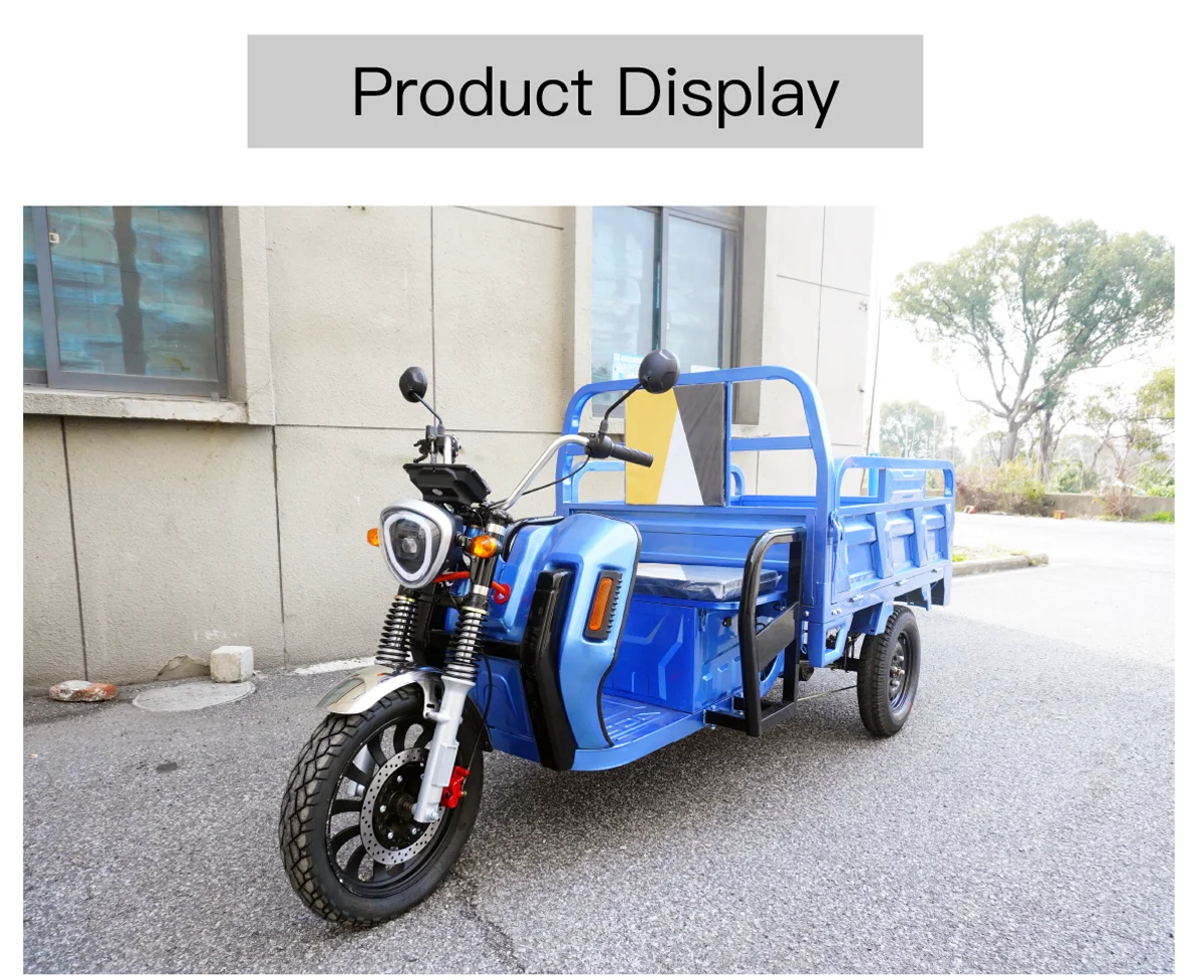 New Stock Electric Tricycles 2000W 3000W 72V Cargo Tricycle EEC COC ...