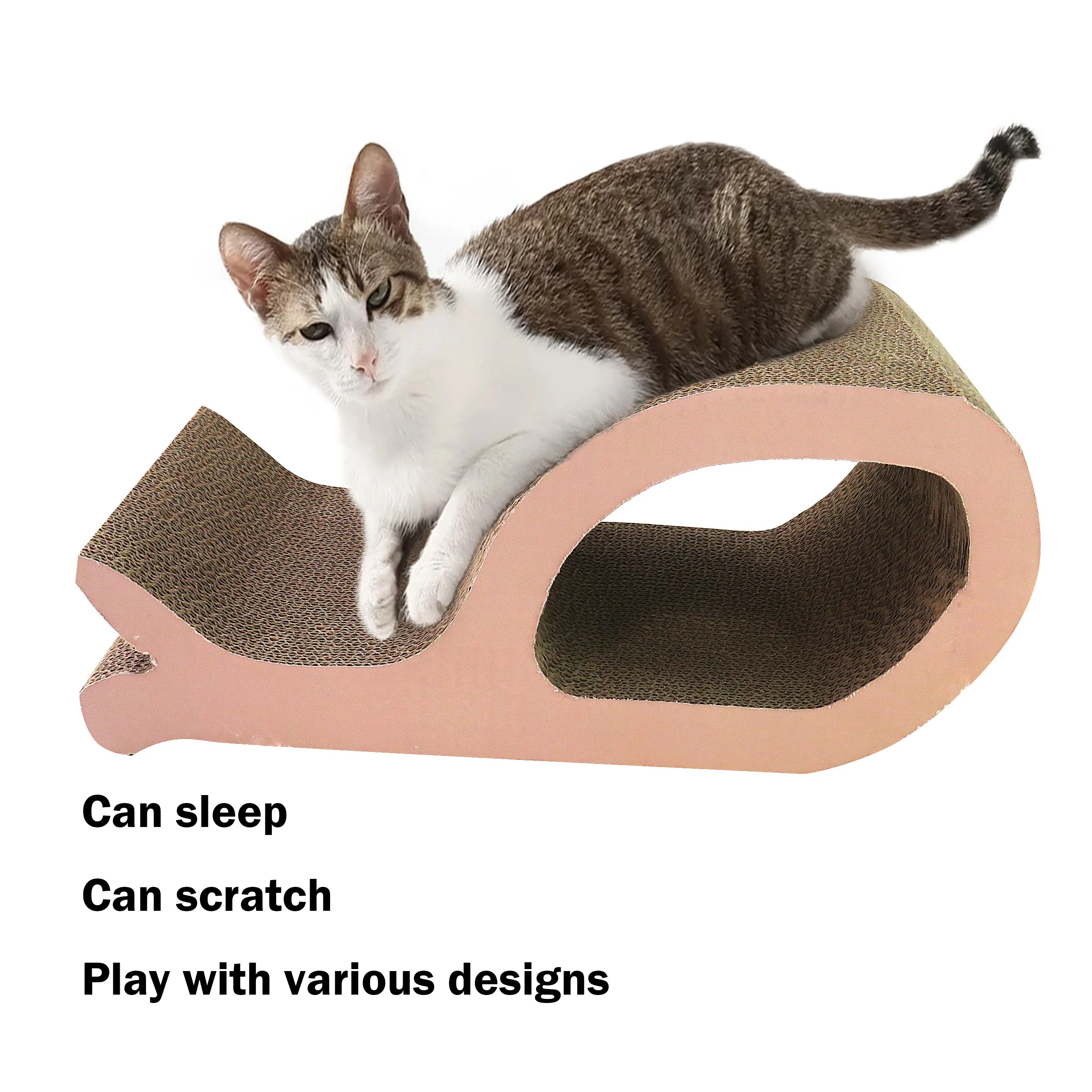 Eco Friendly Corrugated Cat Scratching Toy Premium Durable Cat Scratch