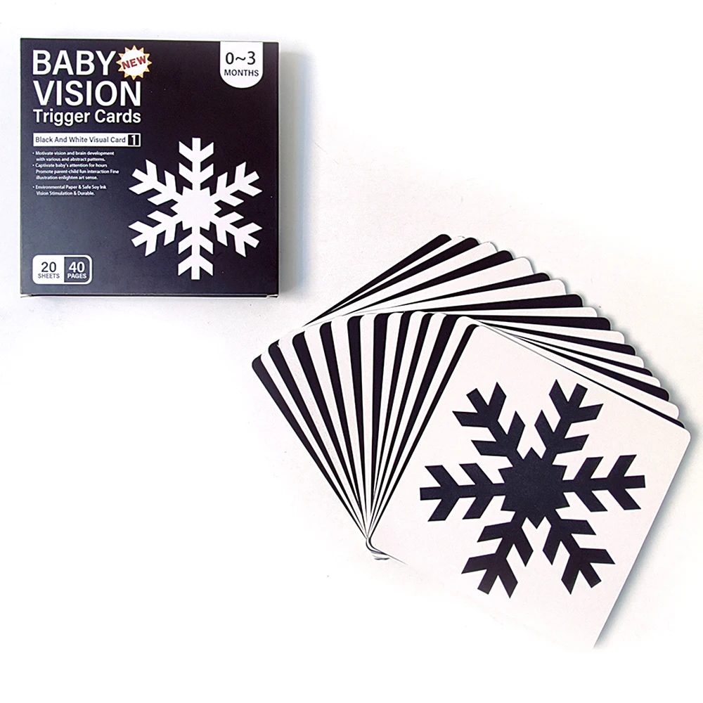 Factory Outlet Baby Physical Vision Trigger Cards Colors Shapes Numbers Educational Preschool Toddler Flashcards