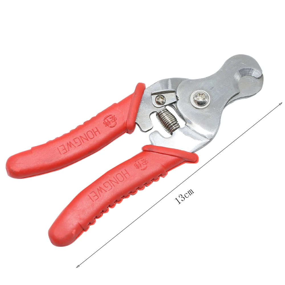 DDP 6" Stainless Steel Ear Notcher - V-Shape Livestock Identification Tool For Veterinary & Farming