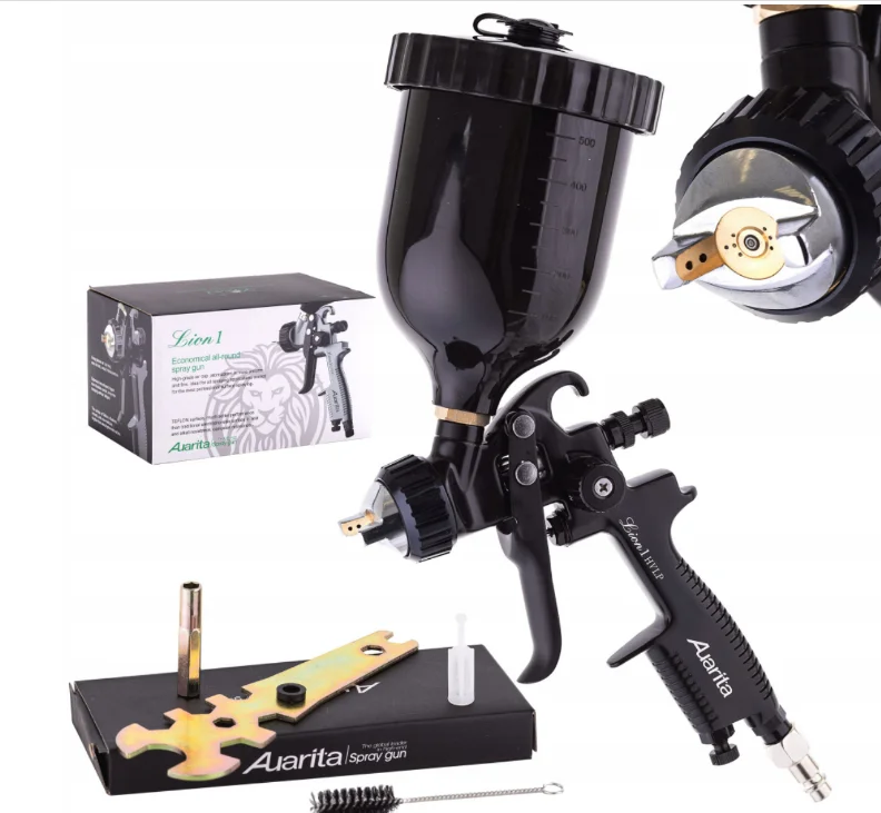 AUARITA Lion1 Original High-Pressure 1.3mm Nozzle Spray Gun HVLP Auto Painting Gun With Pressure Feed