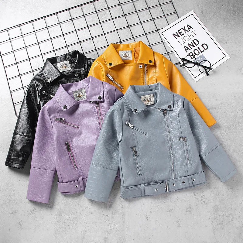 Amazon Blue Leather Jacket Kids Slickz Baby Toddler PU Leather