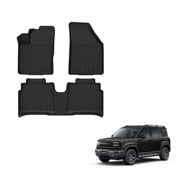 Автомобильные коврики водонепроницаемые, противоскользящие, напольные коврики для автомобиля, линнер из ТПЭ, подножки высокого качества, без запаха, для BYD Spark EUV