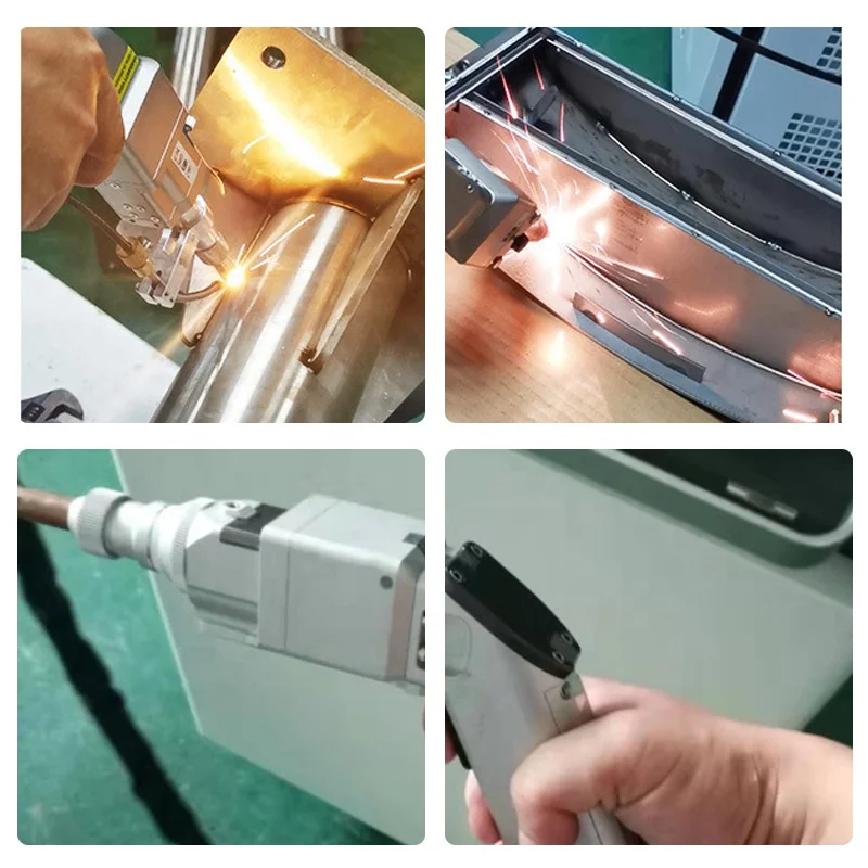 Máquina Láser De Fibra 4 En 1 - 1500W Para Soldar, Cortar Y Limpiar Metales, Con Alimentador De Hilo