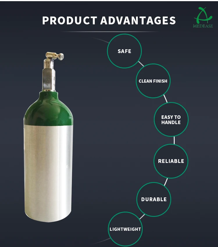 Aluminum Oxygen Cylinder Dot-3al & Tc-3alm Designed Medease Design ...