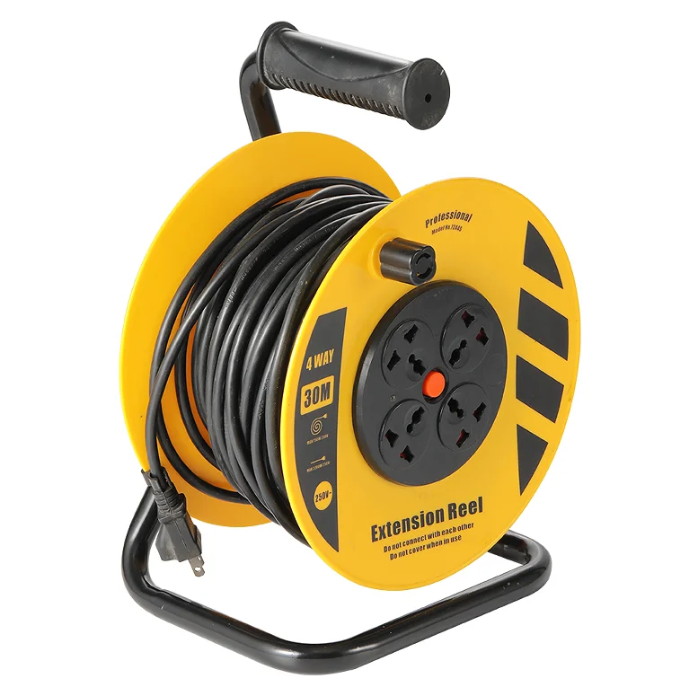 Universal Type 4 Way 50m Capacity Extension Cord Cable Reel - Buy ...