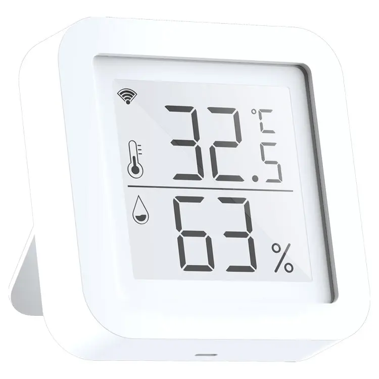 New Tuya WiFi Thermometer Smart Life Display Home Sensor Temperature and  Humidity Meter