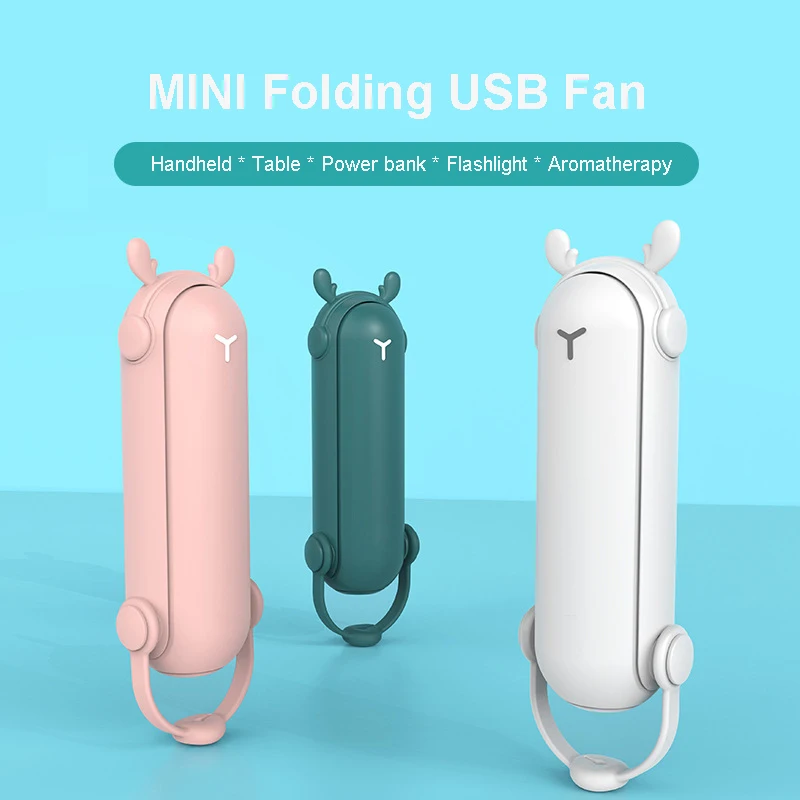 
 3 в 1 ручной портативный USB Перезаряжаемый маленький карманный мини-вентилятор батарея Внешний аккумулятор фонарик Ручной стоячий Настольный вентилятор  