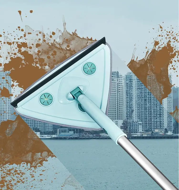 Triangle Window Cleaning Mop - Efficient and Eco-friendly