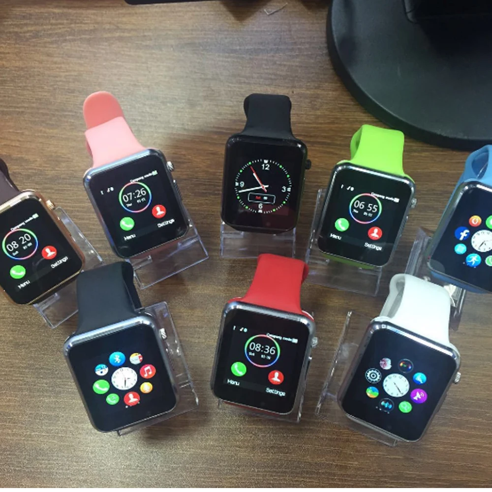 Wholesale Cheap Smart Watch A1 with SIM Card Multicolor