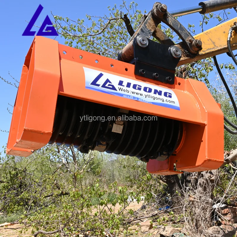 Factory Price Heavy Duty Excavator Brush Cutter Mulcher Land Clearing ...