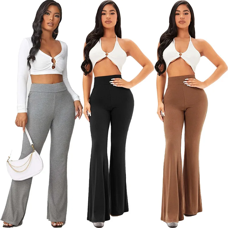 Women's Clothing Bell Bottom Yoga Wide Leg Palazzo Pants Women's Trousers  Skinny Loose Pant - Buy Loose Pant,Women's Trousers,Wide Leg Pants For  Women Product on Alibaba.com
