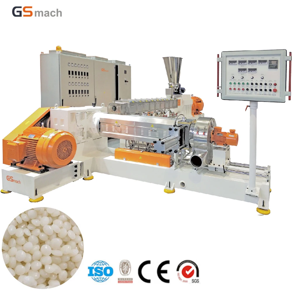 Линия гранулирования экструдера двухступенчатой машины для производства кабелей HFFR LSFH