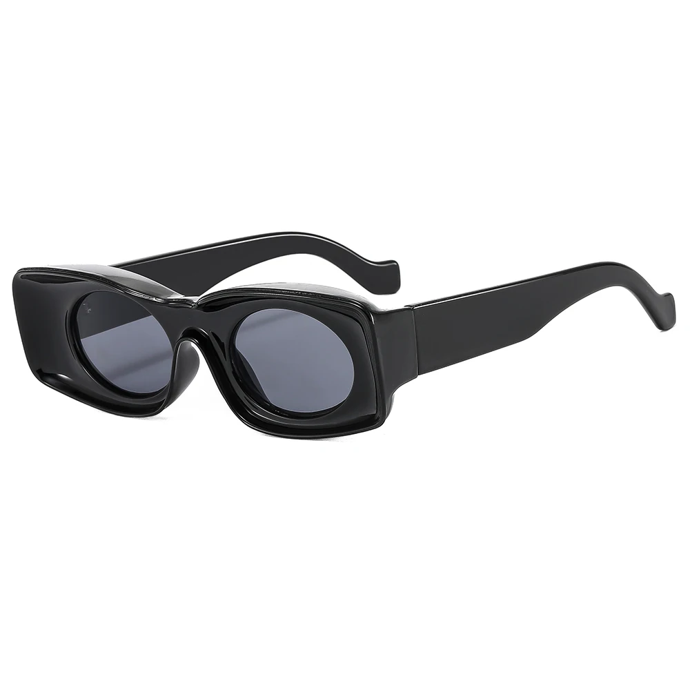 2023 Hip Hop Oversized Candy Color Sunglasses for Women and Men Unique Red Orange Square Sun Glasses Female Sexy Party Shades
