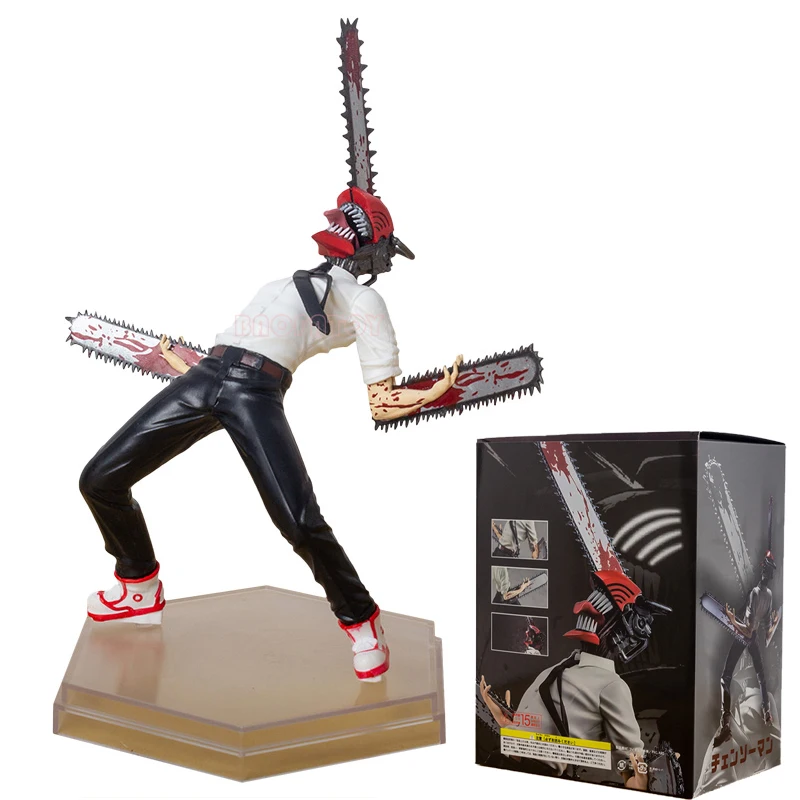 Testere Adam 20cm Anime testere adam Denji Action Figure pvc koleksiyon modeli ...