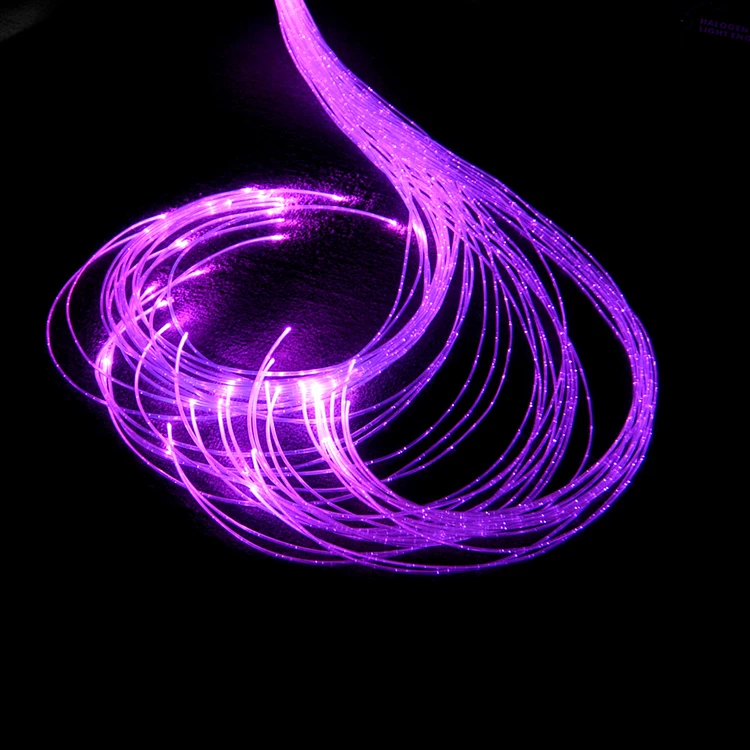 Pool Perimeter Lighting Decoration Solid Core Side Glow Fiber Optic
