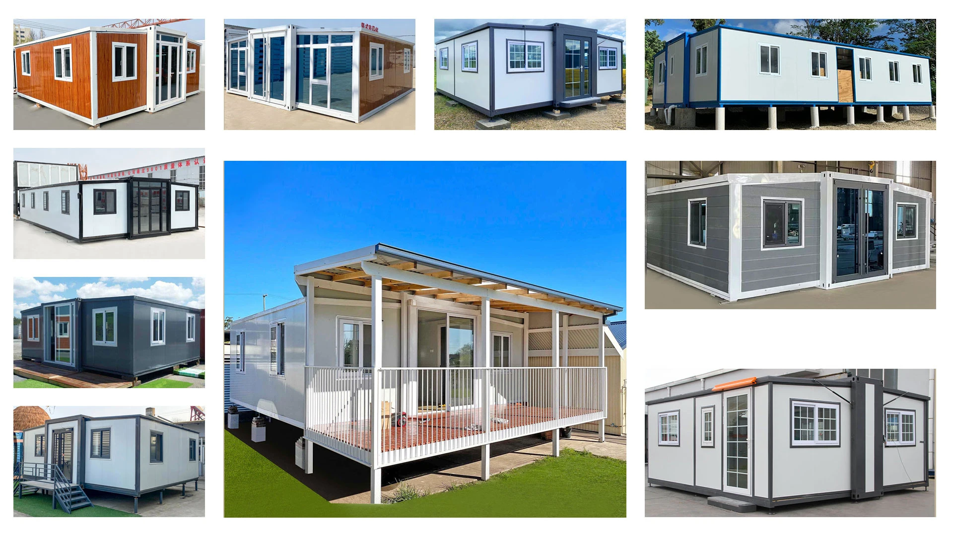 2 Stories Expandable Shipping Container Frame House Prefabricated ...