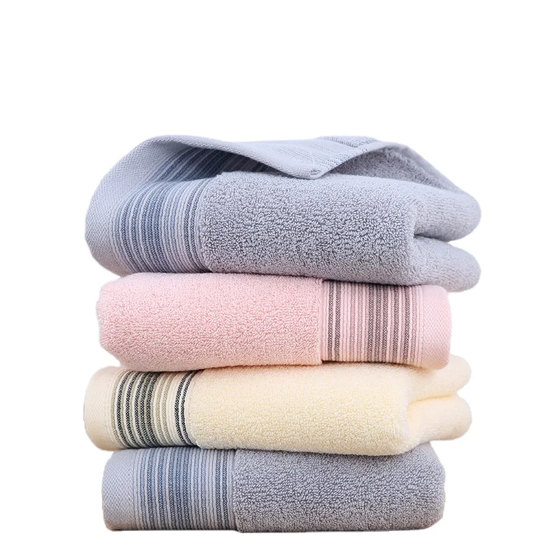 High quality promotional gifts towels terry fabric 100% cotton adult towel cotton