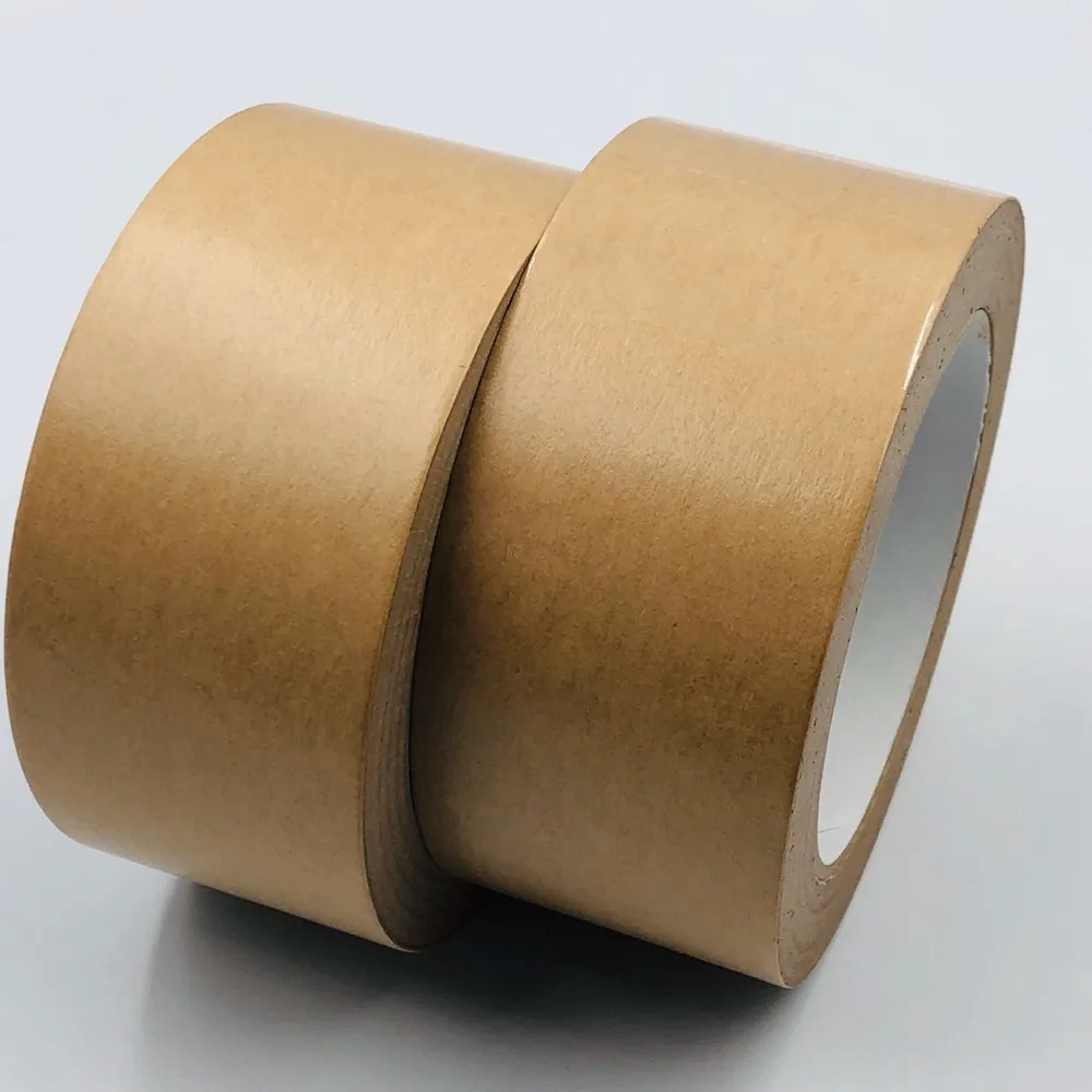 Recyclable Brown Kraft Paper Tape Self Adhesive Shipping Tape For