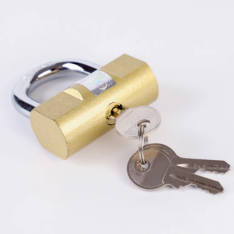 Free Samples From Factory OEM Candado Brass Painted Hammer Iron Padlock in Stock
