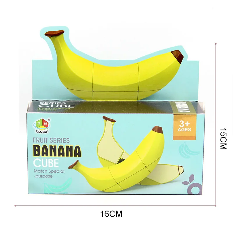 3x3x3 Magic Cube Fruit Speed Magic Puzzle Educational Toys