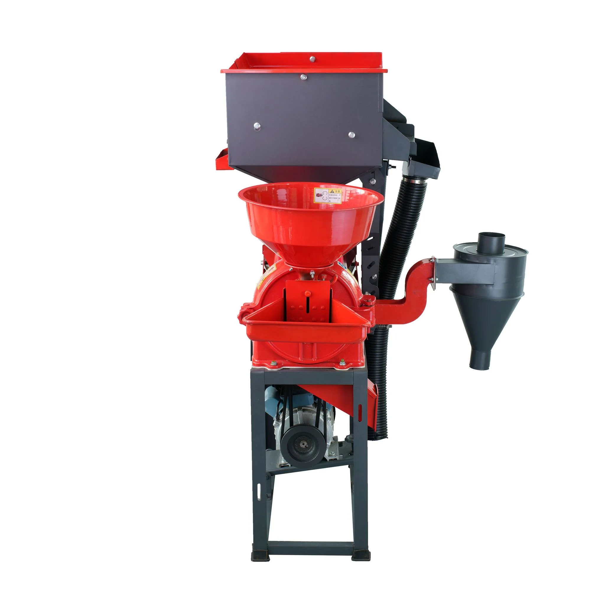 4in1 Complete Paddy to Rice Processing Machine 2 Vibrator Sieves Rice Milling Machines