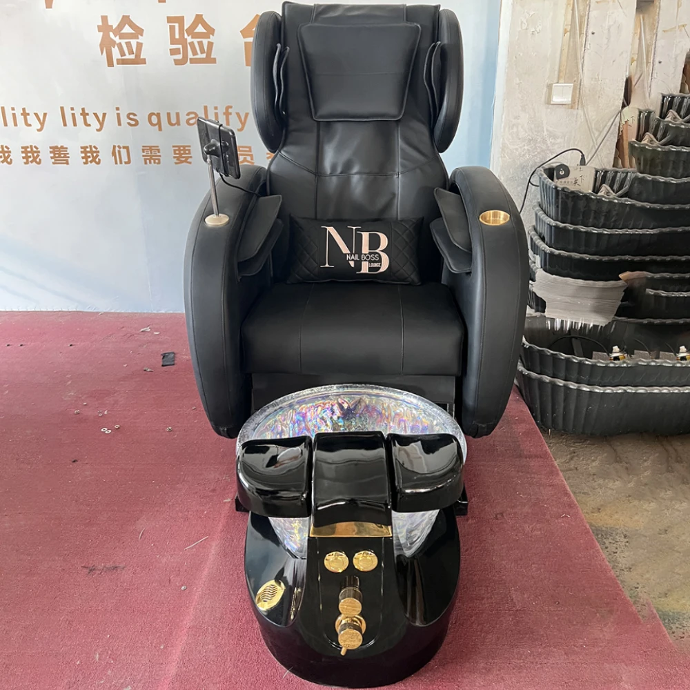 Beauty Luxury Modern Nail Salon Manicure Foot Spa Massage Pedicure Chair With Intelligent Operating Screen