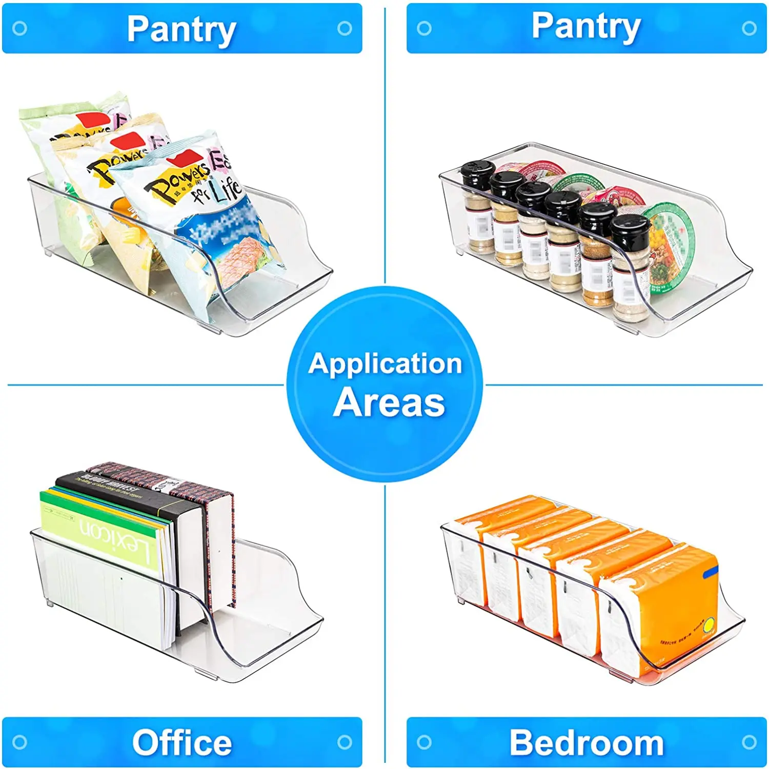 Уникальной формы применимо Экономия пространства более четкие stackablen холодильник для хранения