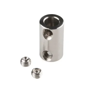 OEM CNC Machined  Stainless Steel Aluminum Set screw Shaft Coupling Rigid Coupling Coupler Motor Connector