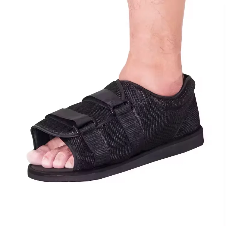 Post-Op Orthopedic Cast Sandal with Comfortable TPR Sole for Surgery Recovery Rehabilitation Therapy Supplies