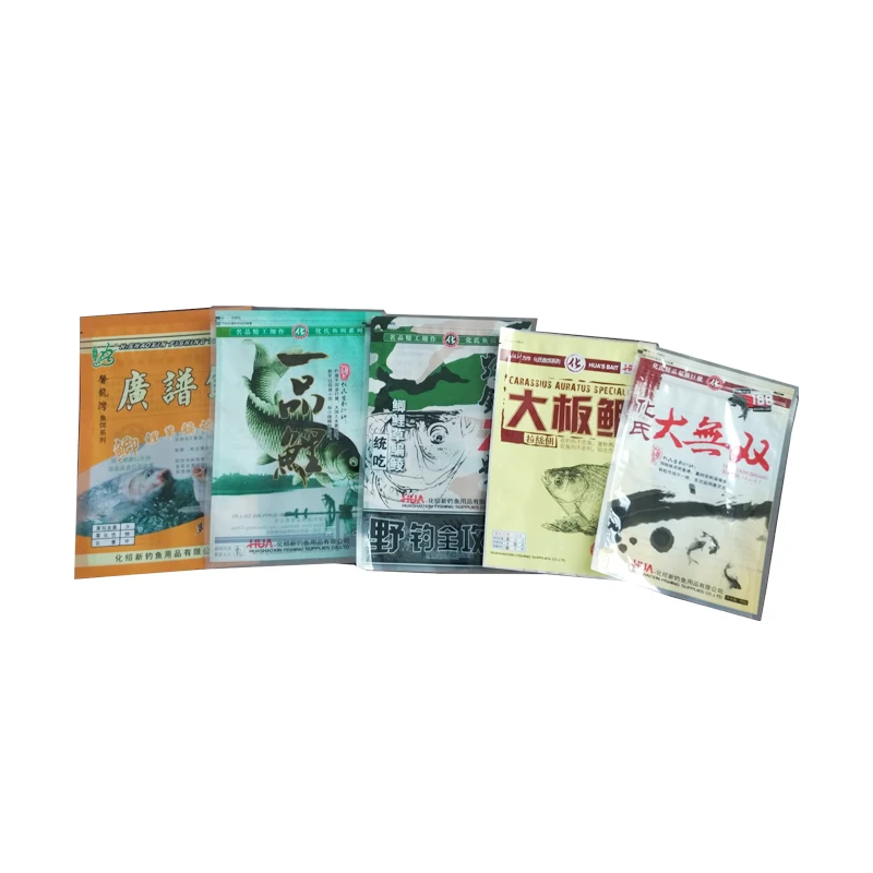 Custom Printing Stand up Fish Food Pellets Ziplock Packing Plastic Bag