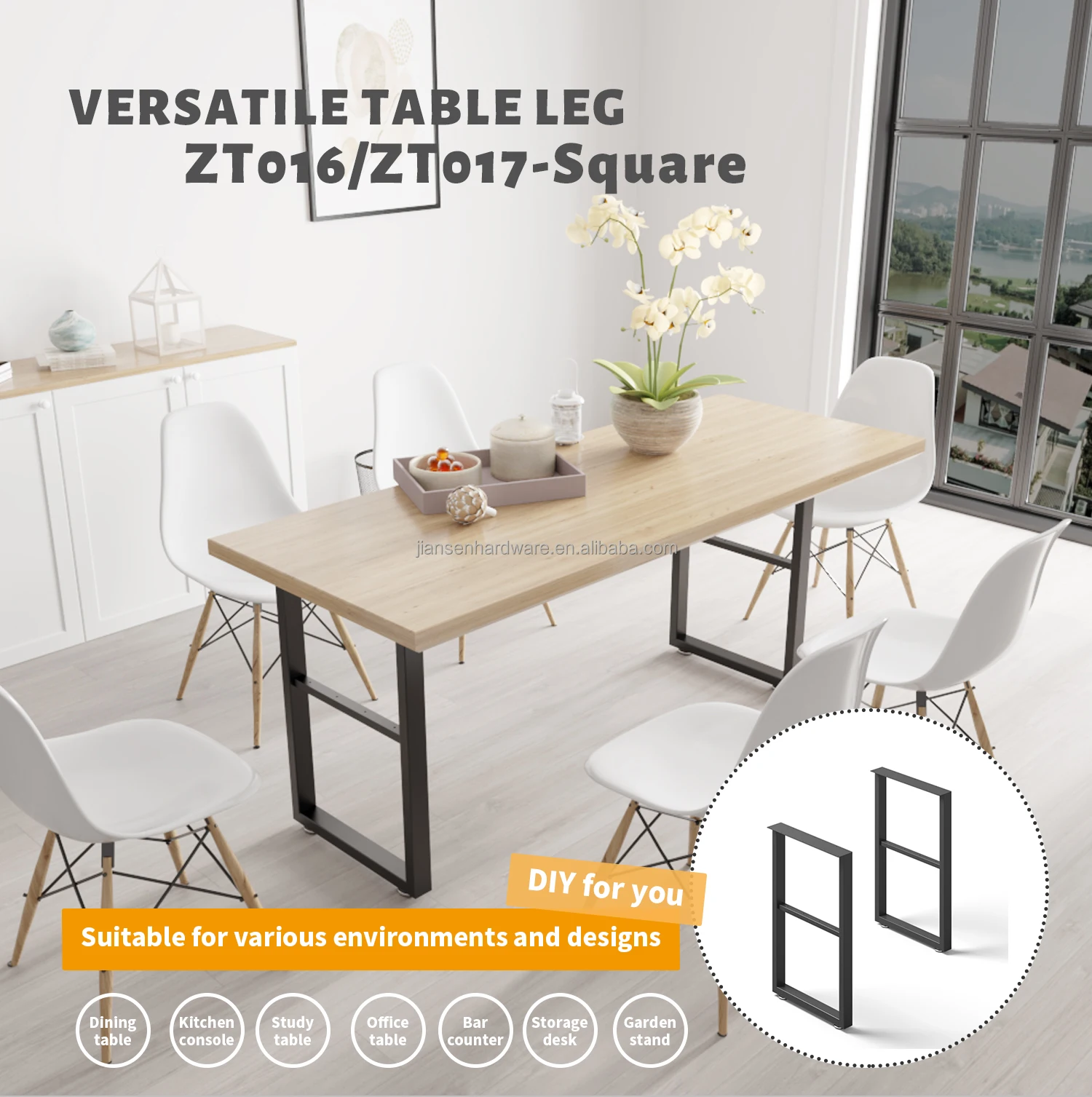 Wholesale Customizable 71cm Table Legs - Industrial & Stylish