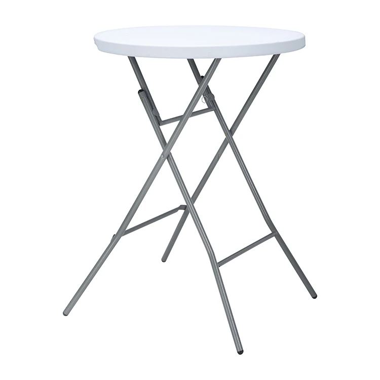 Диаметр 80 см высокий пластиковый круглый коктейльный складной коктейльный стол