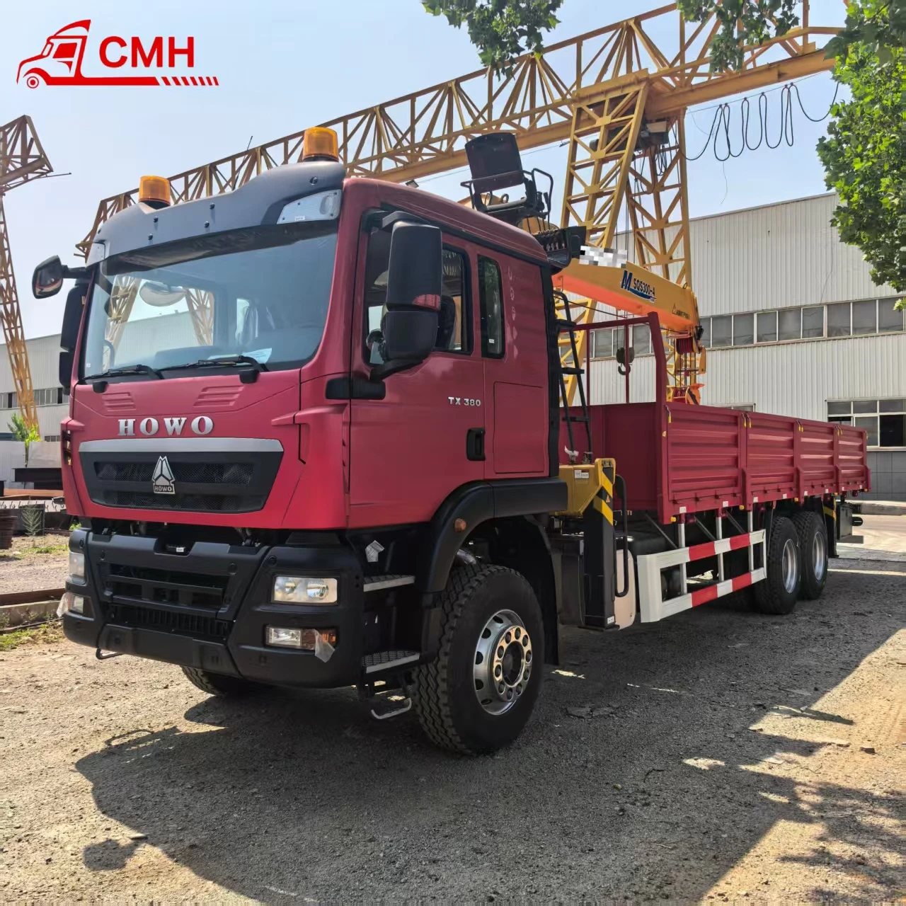 product sinotruk howotx 6x4 high horsepower 380hp 400hp 440hp crane mounted truck 6 wheeler 12ton gearbox pump motor core-1