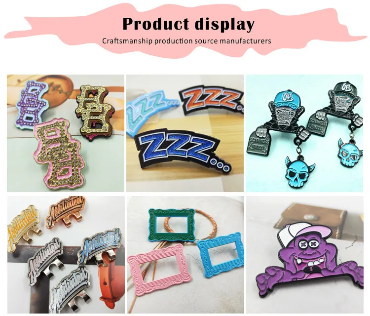 Wholesale And Custom Enamel Pin Badge Hat Brim Clip Hat Pins With ...