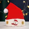 YellowAdult knit snowman hat